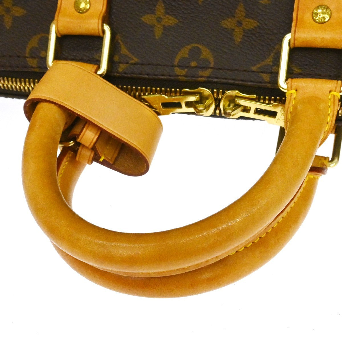 Louis Vuitton Keepall Bag Monogram Canvas Brown Canvas Travel Bag Bag (Pre-Owned)