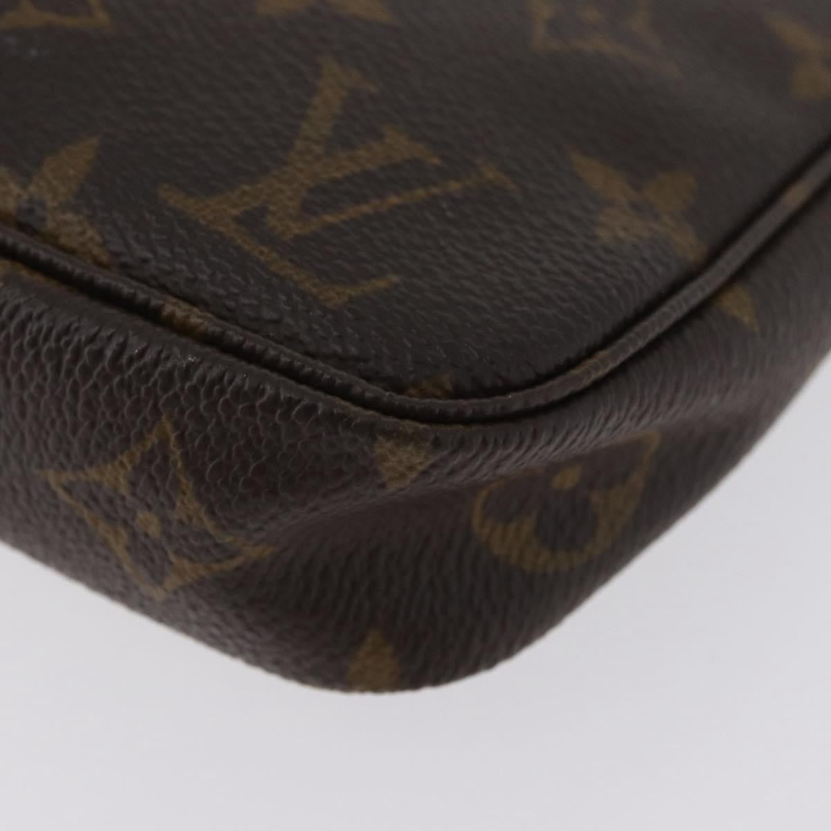 Louis Vuitton Pochette Accessoires Nm Monogram Canvas Brown Canvas Clutche & Pouche Bag (Pre-Owned)