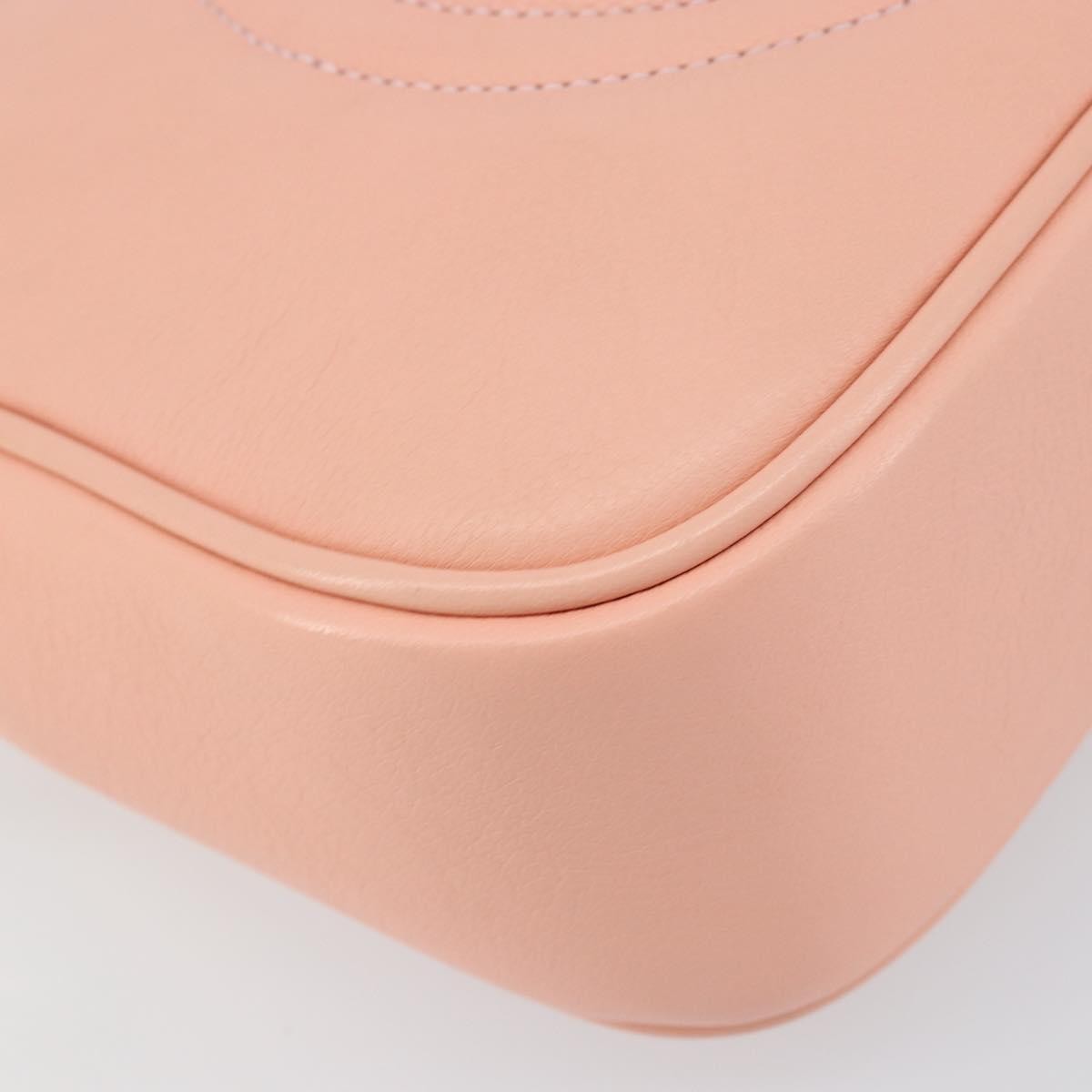 Valentino Garavani Vintage Shoulder Bag Leather Pink Leather Shoulder Bag Bag (Pre-Owned)