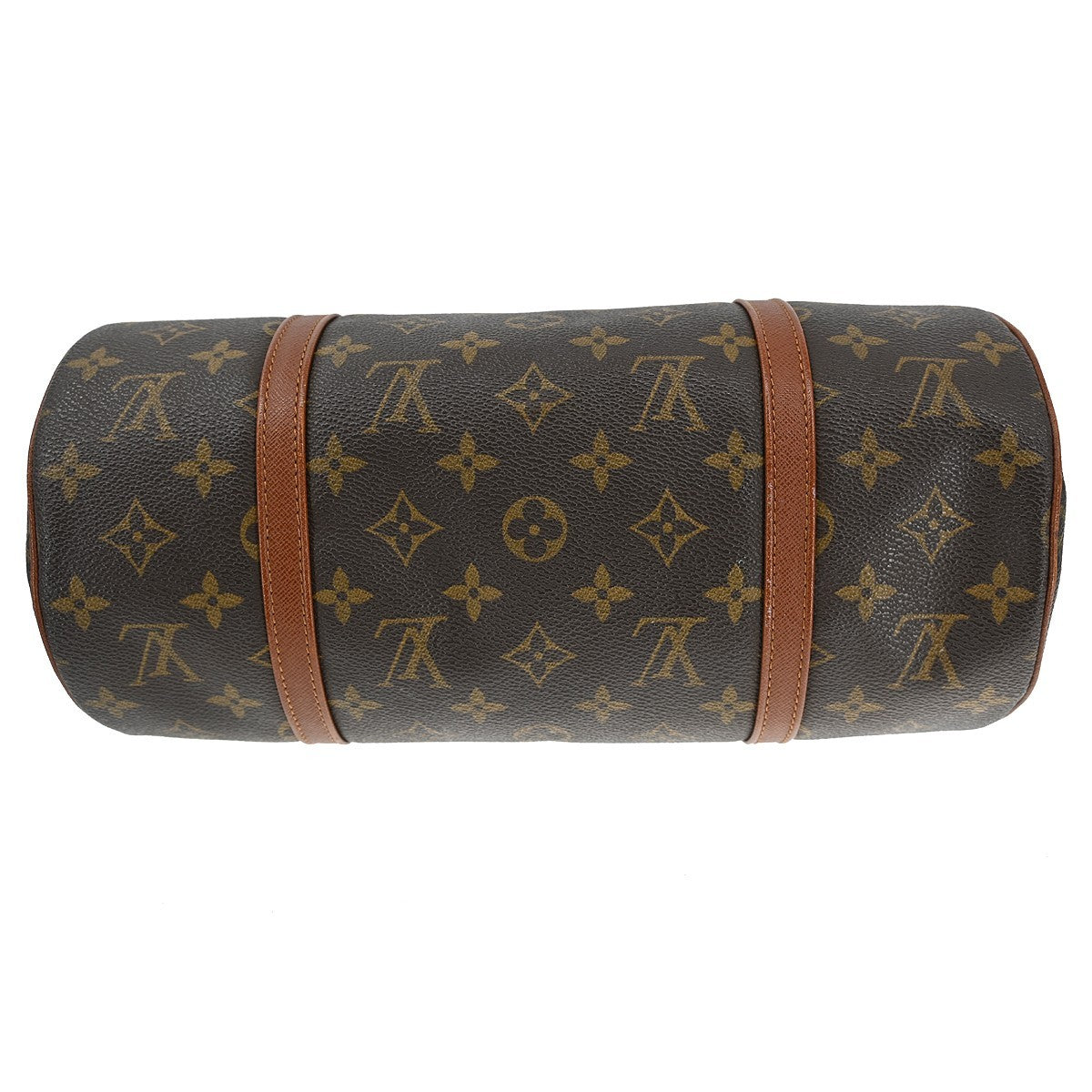 Louis Vuitton Papillon Handbag Monogram Canvas Brown Canvas Handbag (Pre-Owned)
