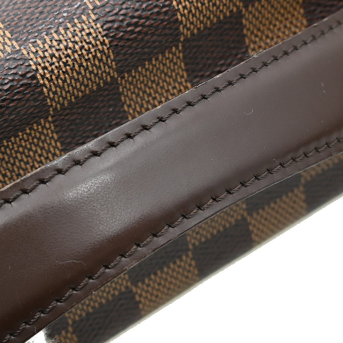 Louis Vuitton Broadway Bag Damier Brown Canvas Shoulder Bag Bag (Pre-Owned)