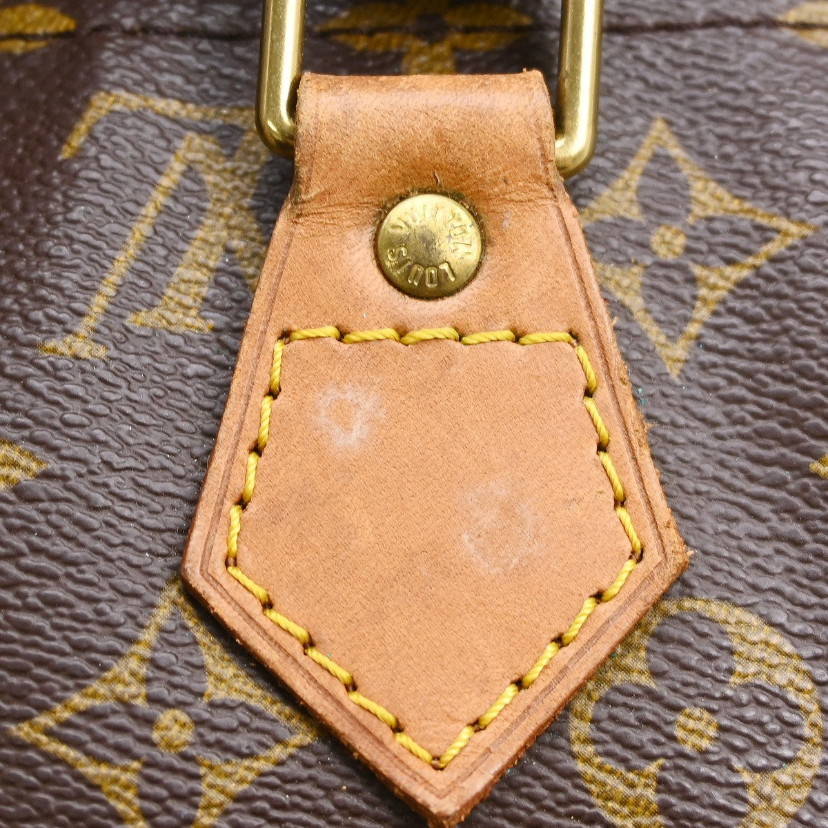 Louis Vuitton Speedy Handbag Monogram Canvas Brown Canvas Handbag (Pre-Owned)