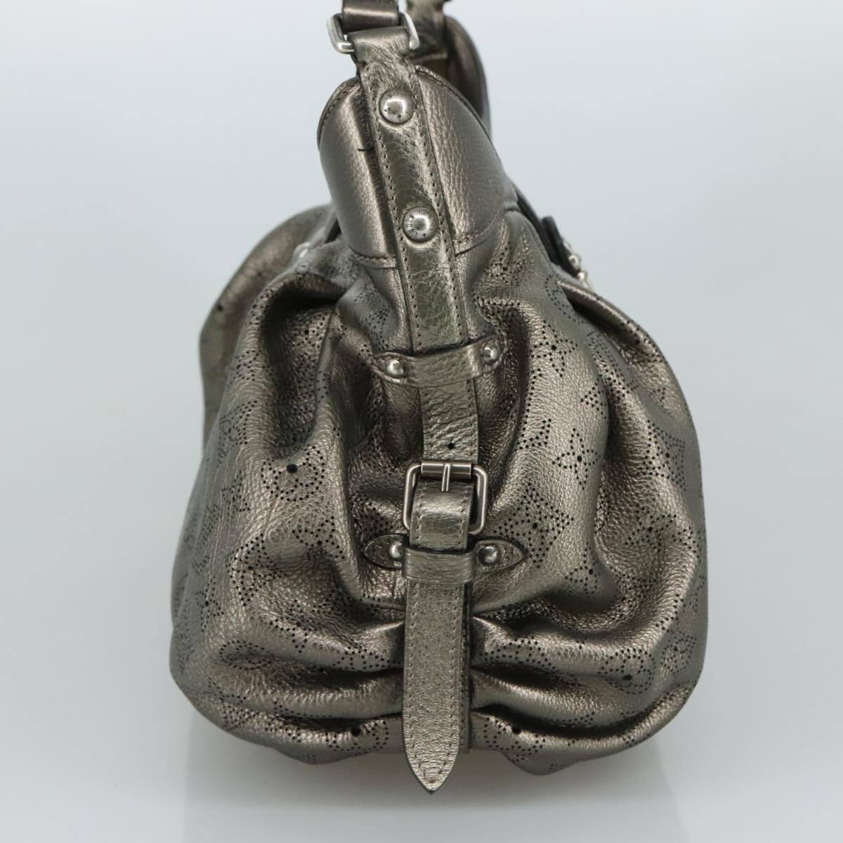 Louis Vuitton Xs Crossbody Bag Mahina Leather Metallic Canvas Shoulder Bag Bag (Pre-Owned)