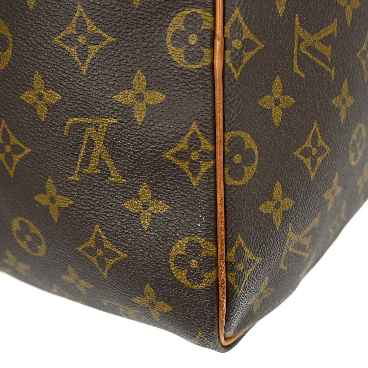 Louis Vuitton Keepall Bag Monogram Canvas Brown Canvas Travel Bag Bag (Pre-Owned)