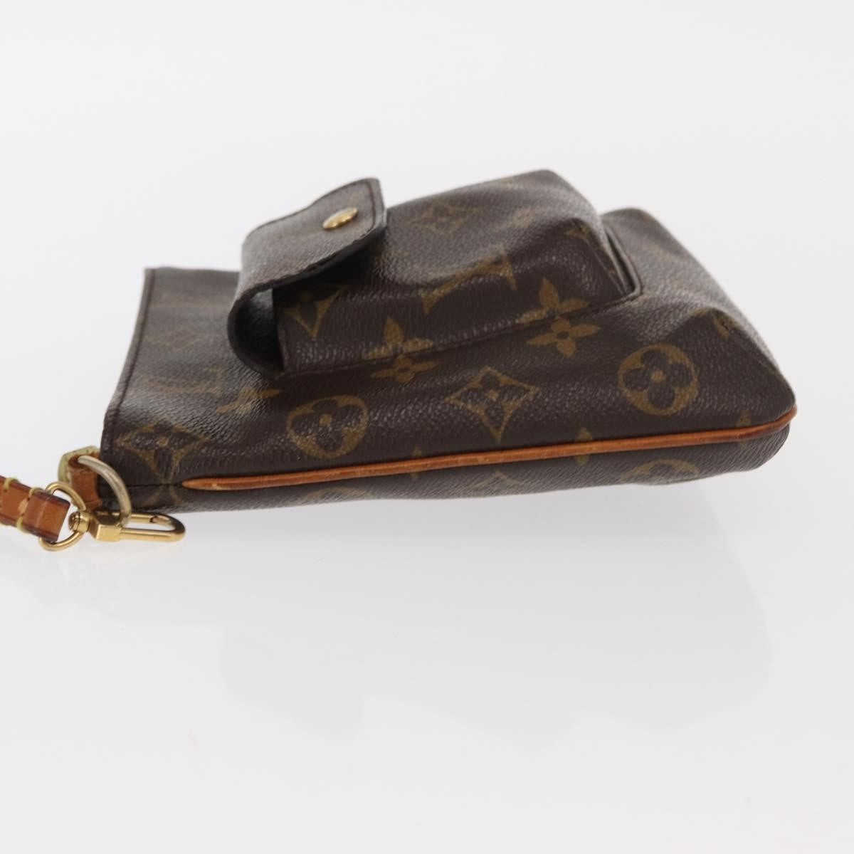 Louis Vuitton Partition Wristlet Clutch Monogram Canvas Brown Canvas Clutche & Pouche Bag (Pre-Owned)