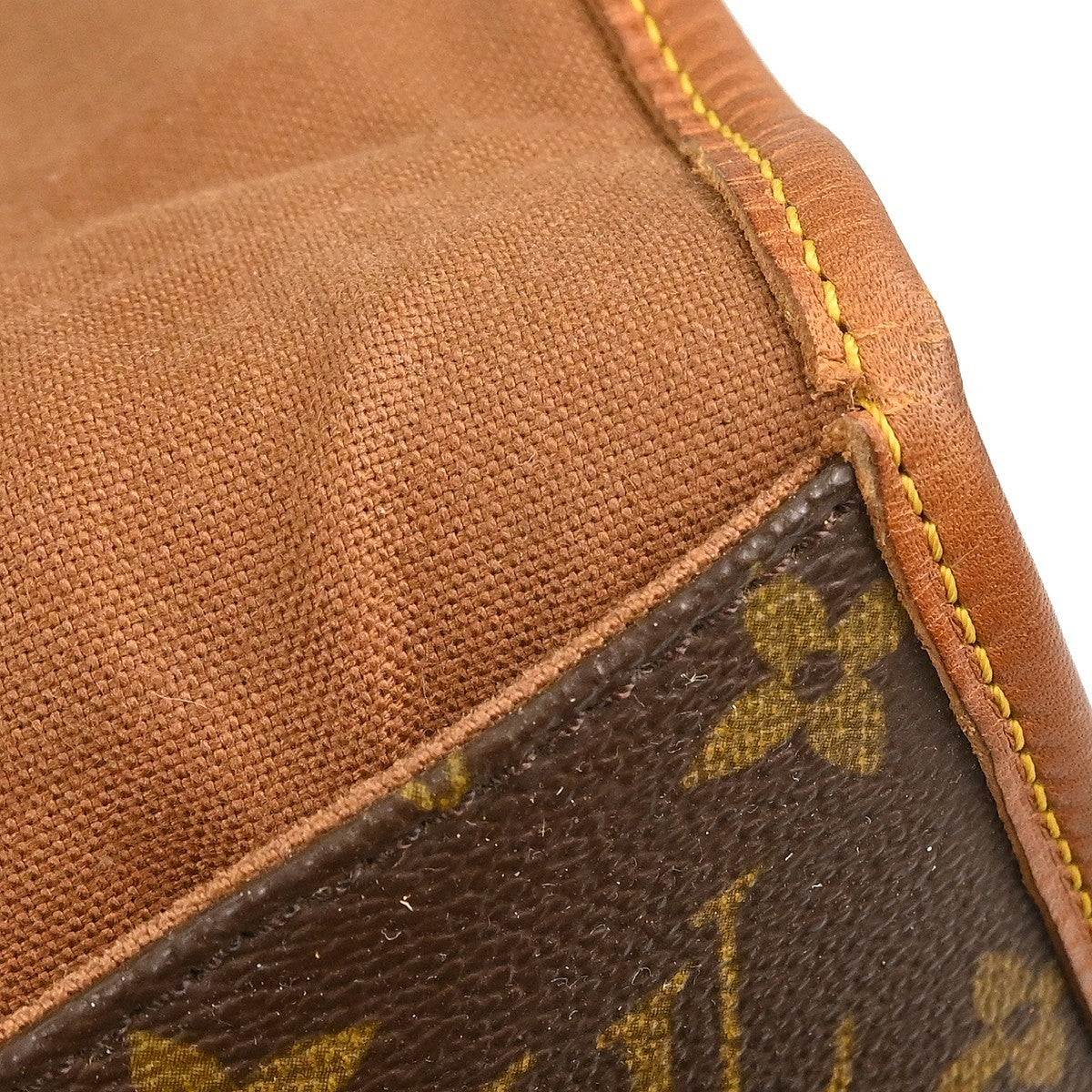 Louis Vuitton Beverly Briefcase Monogram Canvas Brown Canvas Briefcase Bag (Pre-Owned)