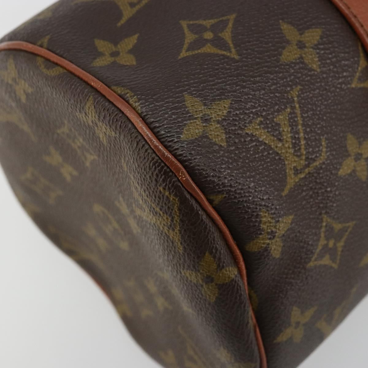 Louis Vuitton Papillon Handbag Monogram Canvas Brown Canvas Handbag (Pre-Owned)