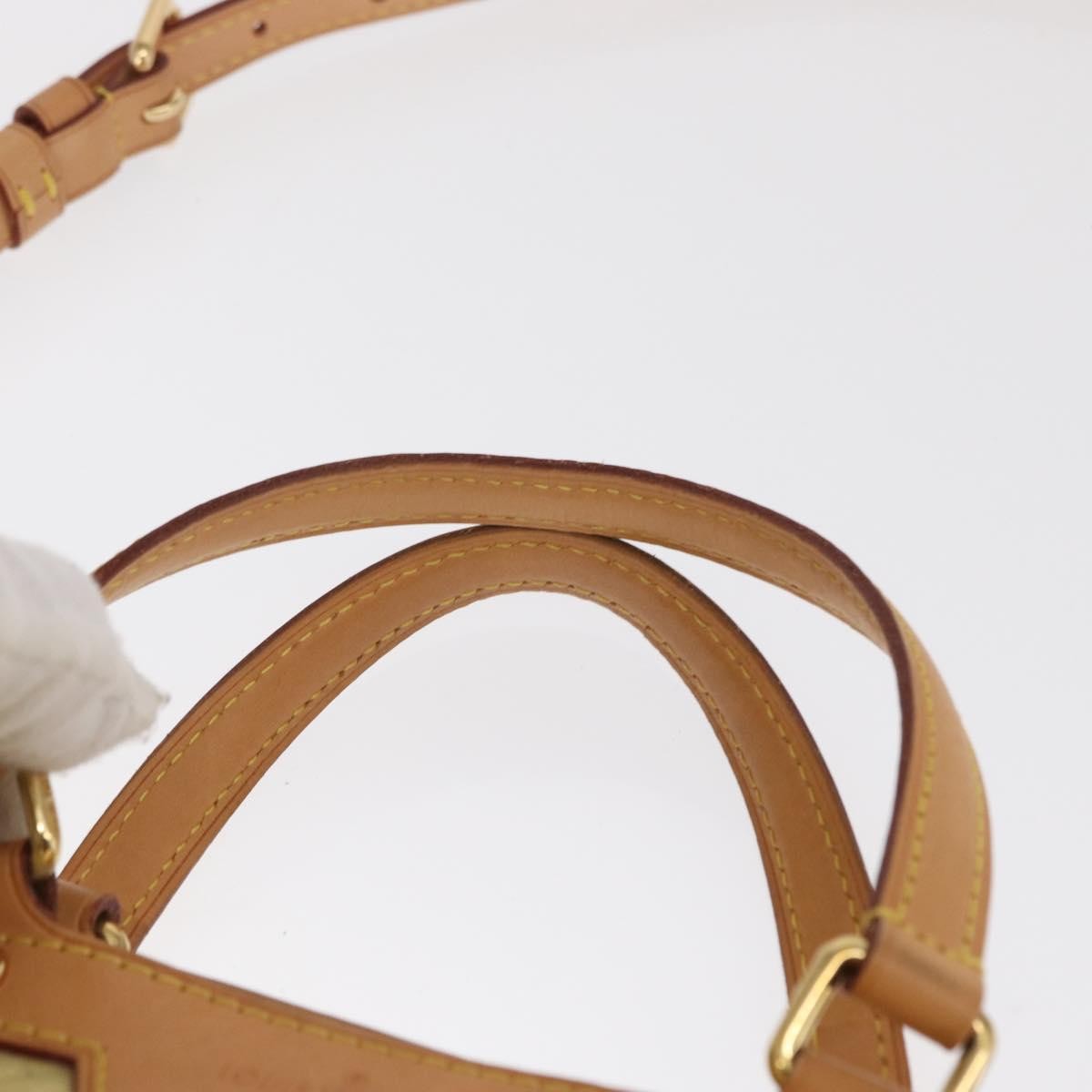 Louis Vuitton Brea Handbag Monogram Vernis Beige Patent_Leather Handbag (Pre-Owned)
