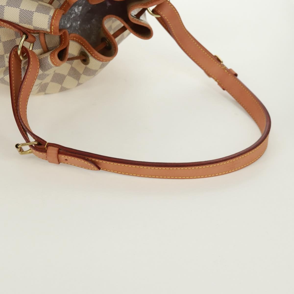 Louis Vuitton Noe Handbag Damier Beige Canvas Shoulder Bag Bag (Pre-Owned)