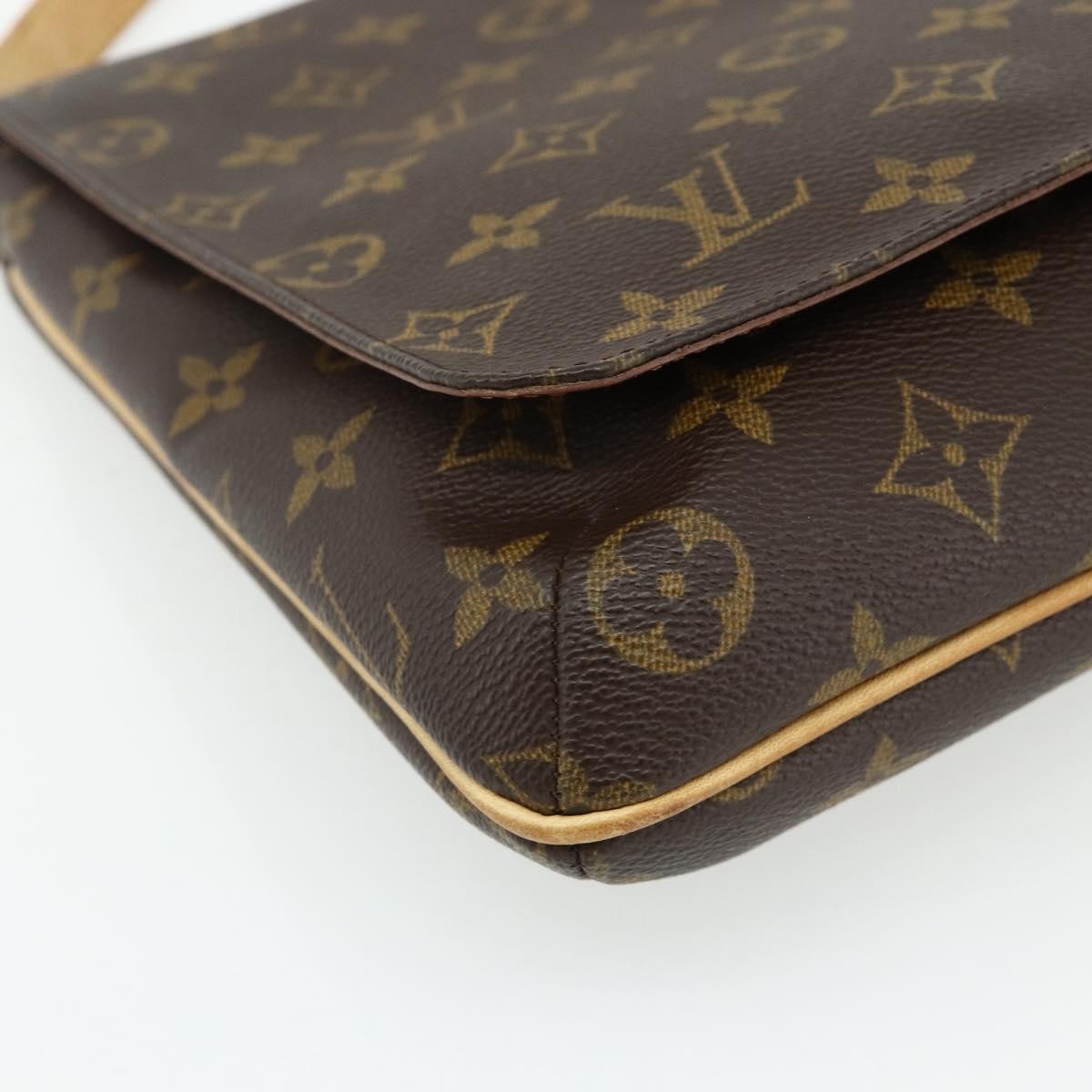 Louis Vuitton Musette Salsa Handbag Monogram Canvas Brown Canvas Shoulder Bag Bag (Pre-Owned)