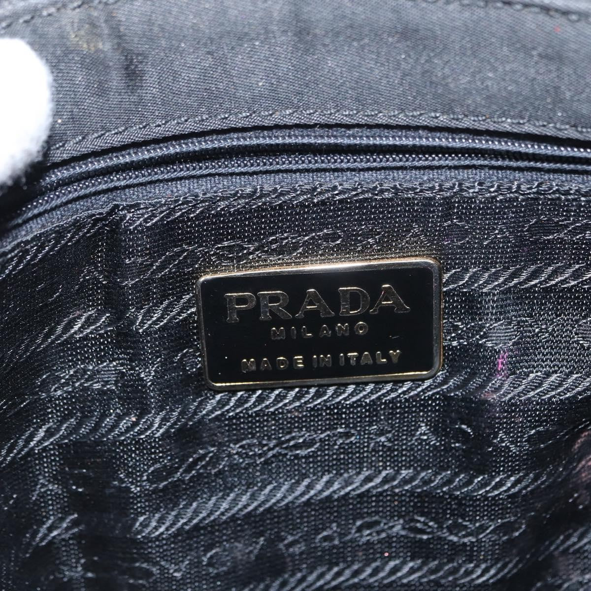 Prada Vintage Shoulder Bag Tessuto Black Nylon Shoulder Bag Bag (Pre-Owned)