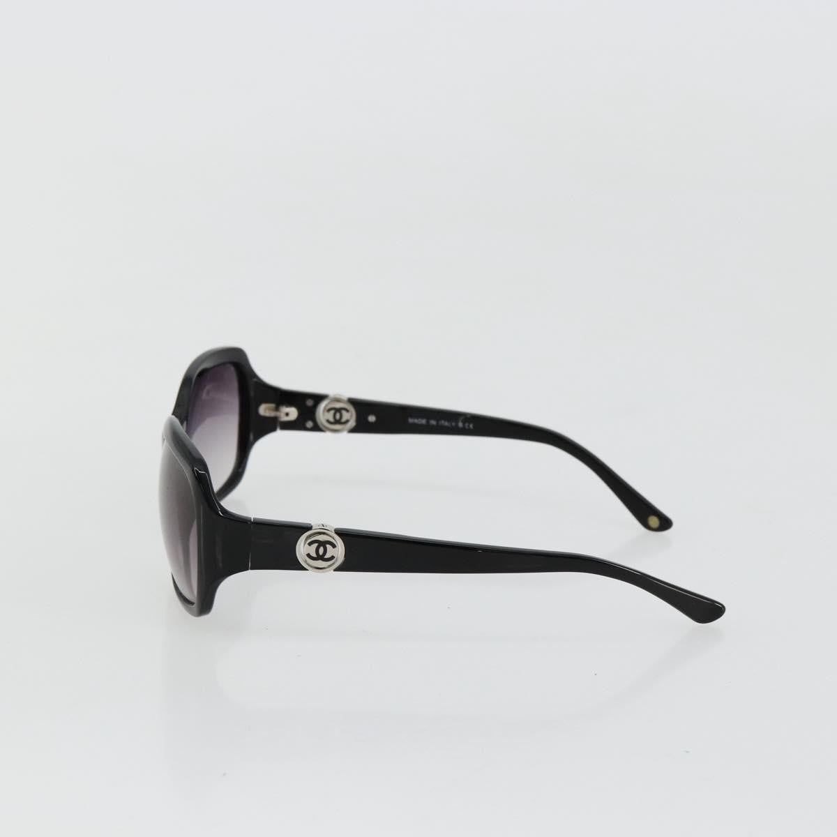 Chanel Logo Cc Sunglasses Plastic Black Plastic Sunglasse Accessory (Pre-Owned)