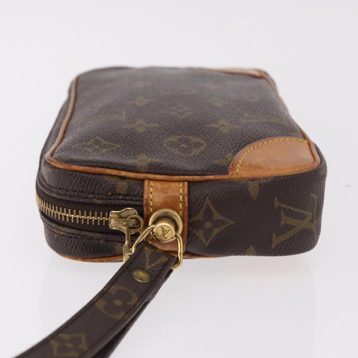 Louis Vuitton Marly Dragonne Clutch Monogram Canvas Brown Canvas Clutche & Pouche Bag (Pre-Owned)