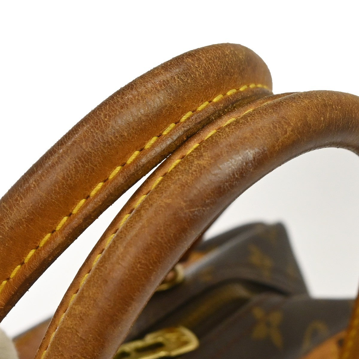 Louis Vuitton Deauville Handbag Monogram Canvas Brown Canvas Handbag (Pre-Owned)