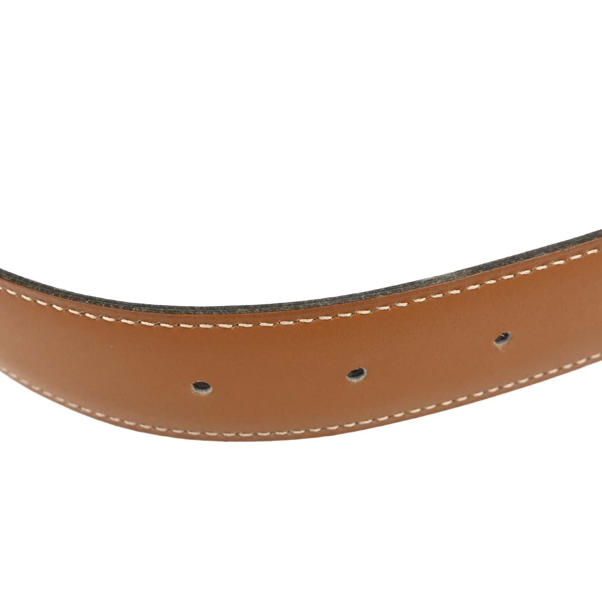 Hermes Constance Reversible Belt Leather Black Leather Belts Accessory (Pre-Owned)