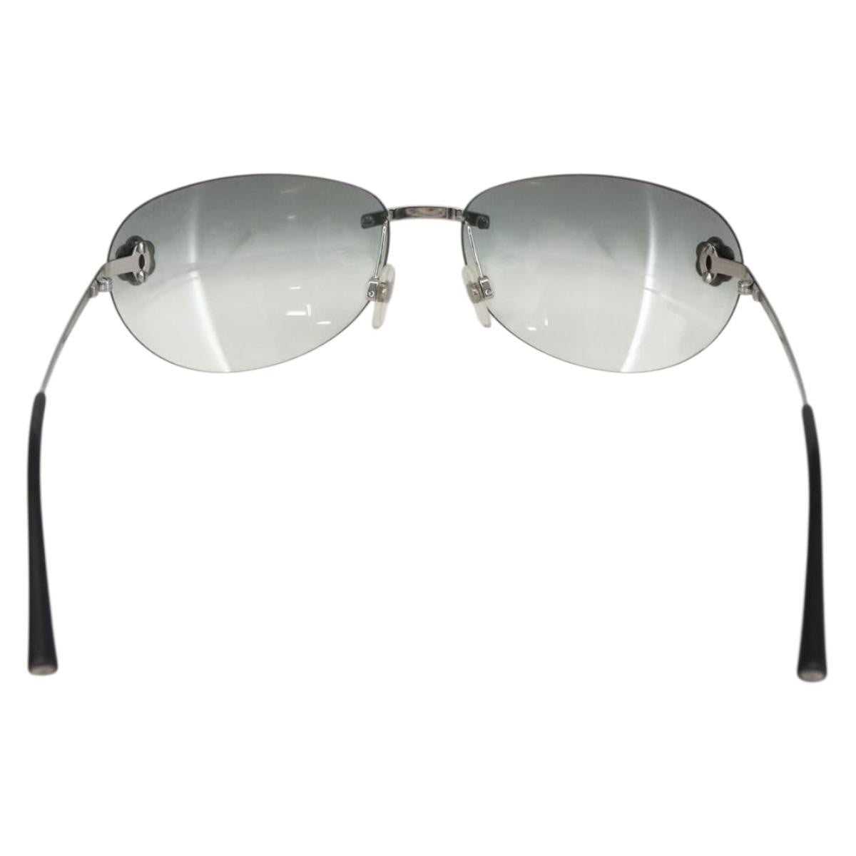 Chanel Camélia Sunglasses Metal Black Metal Sunglasse Accessory (Pre-Owned)