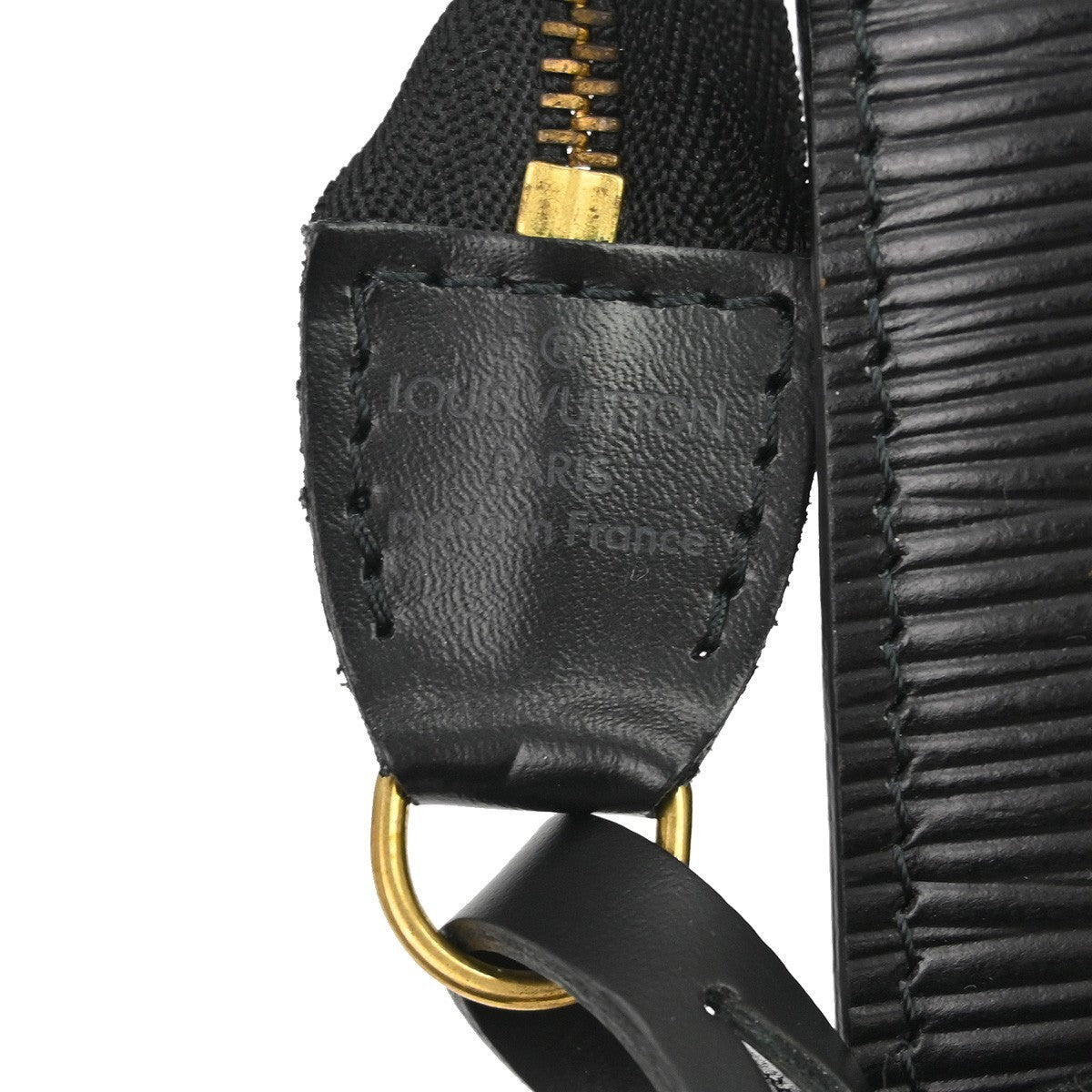 Louis Vuitton Pochette Accessoires Epi Leather Black Leather Clutche & Pouche Bag (Pre-Owned)