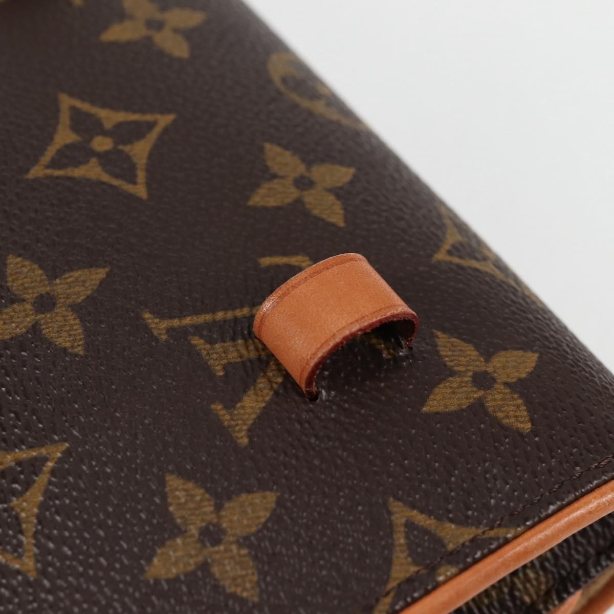Louis Vuitton Florentine Waist Bag Monogram Canvas Brown Canvas Clutche & Pouche Bag (Pre-Owned)
