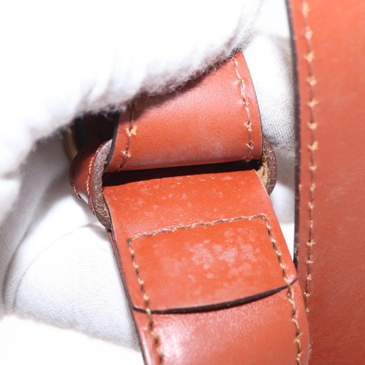 Louis Vuitton Vintage Sac D'epaule Handbag Epi Leather Brown Leather Shoulder Bag Bag (Pre-Owned)
