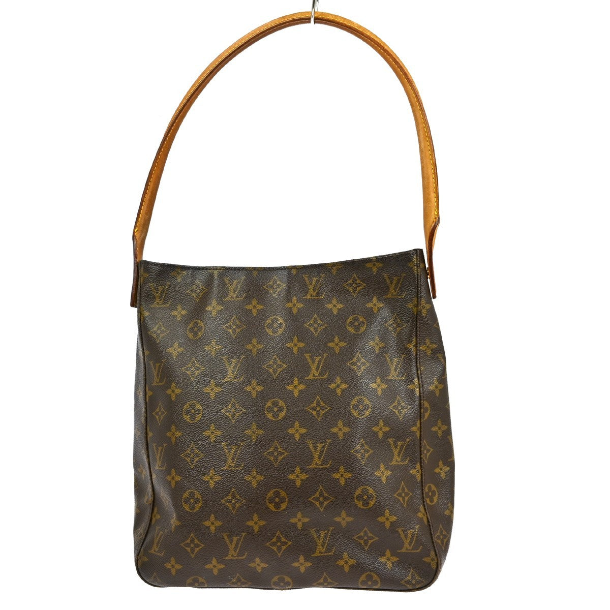 Louis Vuitton Monogram Looping Handbag Monogram Canvas Brown Canvas Shoulder Bag Bag (Pre-Owned)