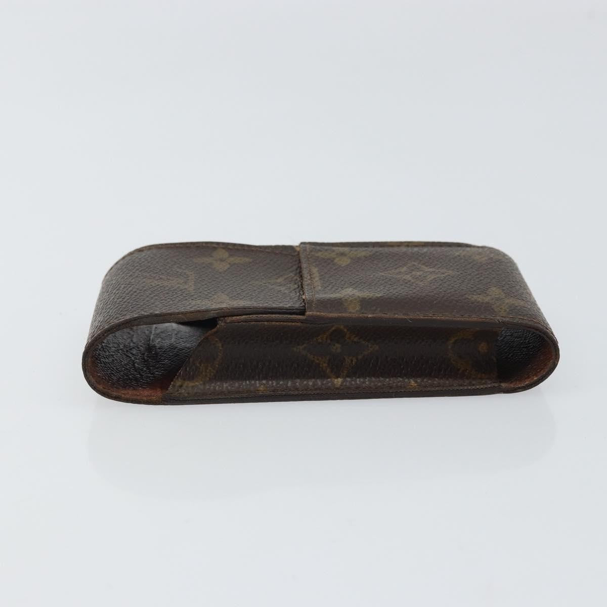Louis Vuitton Cigarette Case Monogram Canvas Brown Canvas Clutche & Pouche Bag (Pre-Owned)