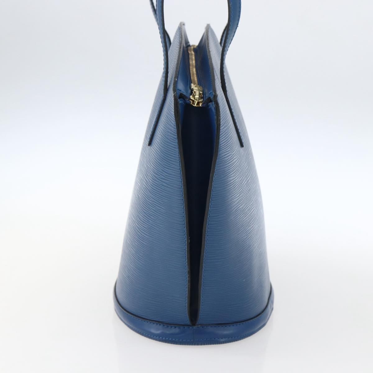 Louis Vuitton Saint Jacques Handbag Epi Leather Blue Leather Shoulder Bag Bag (Pre-Owned)