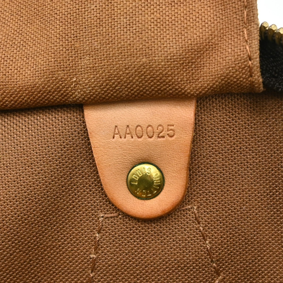 Louis Vuitton Speedy Handbag Monogram Canvas Brown Canvas Handbag (Pre-Owned)