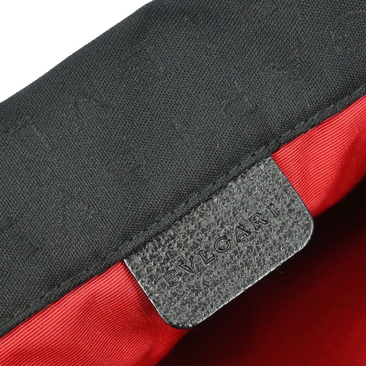 Bvlgari Logomania Tote Bag Canvas Black Canvas Tote Bag Bag (Pre-Owned)