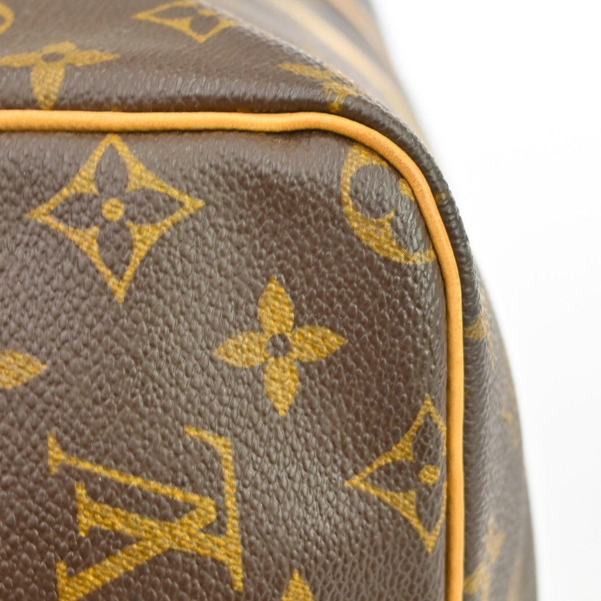 Louis Vuitton Keepall Bandouliere Bag Monogram Canvas Brown Canvas Travel Bag Bag (Pre-Owned)