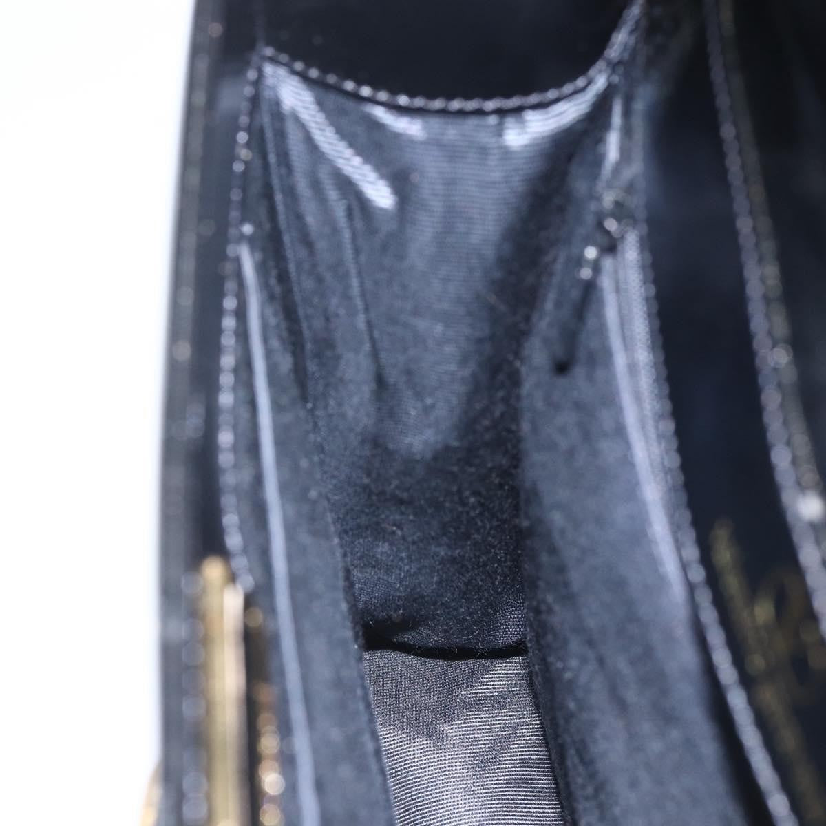 Valentino Garavani Vintage Handbag Leather Black Leather Handbag (Pre-Owned)