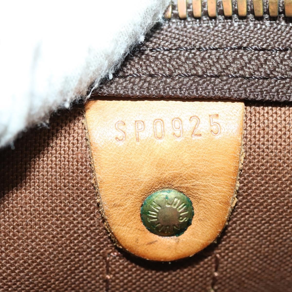 Louis Vuitton Keepall Bag Monogram Canvas Brown Canvas Travel Bag Bag (Pre-Owned)