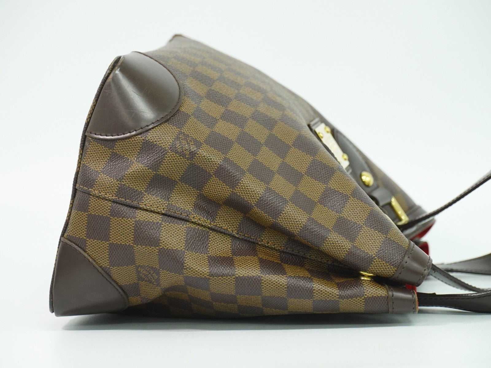 Louis Vuitton Hampstead Handbag Damier Brown Canvas Tote Bag Bag (Pre-Owned)
