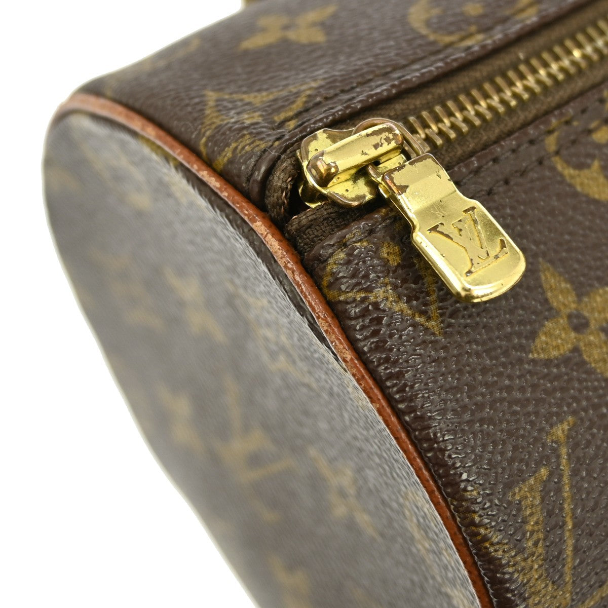 Louis Vuitton Papillon Handbag Monogram Canvas Brown Canvas Handbag (Pre-Owned)