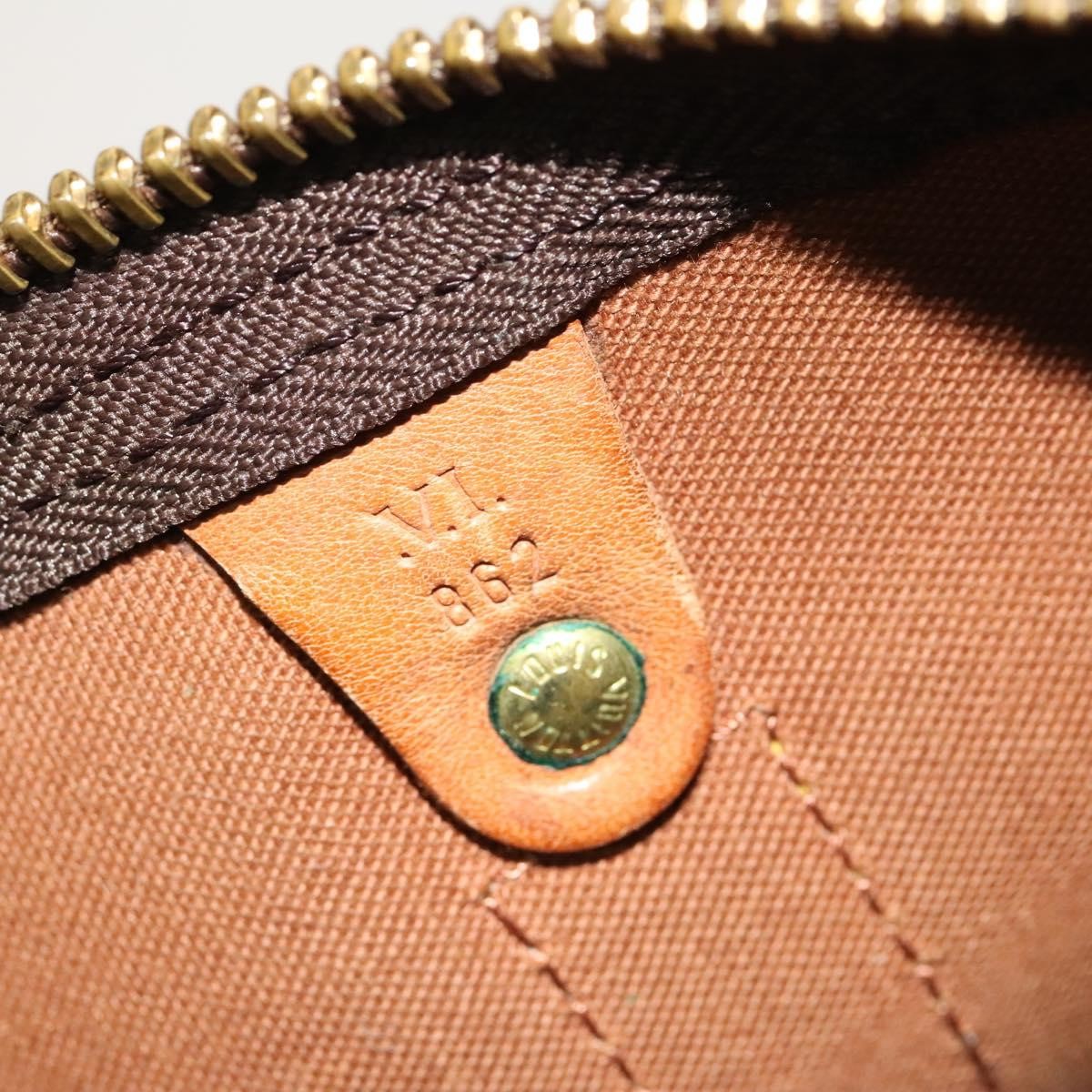 Louis Vuitton Keepall Bag Monogram Canvas Brown Canvas Travel Bag Bag (Pre-Owned)