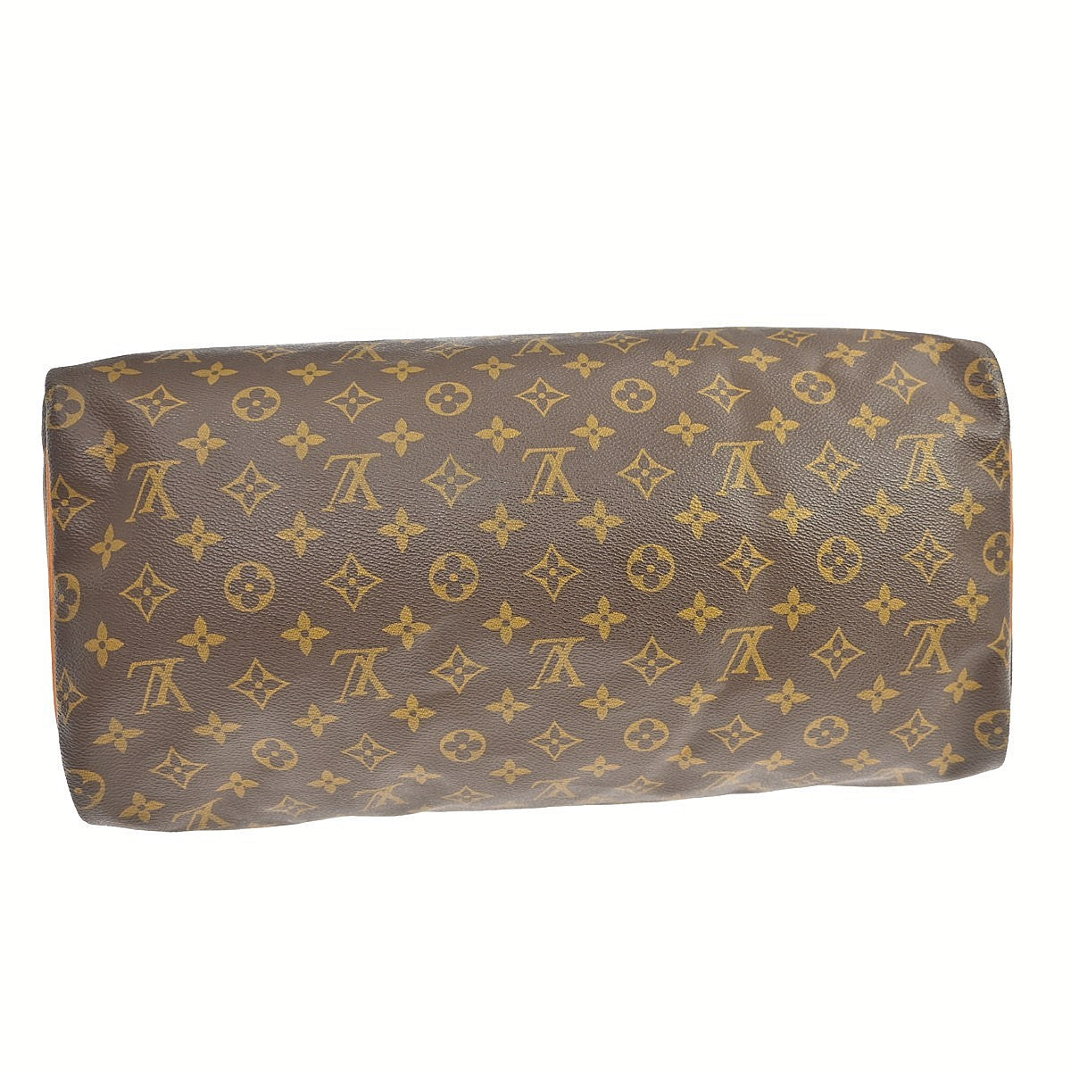 Louis Vuitton Speedy Handbag Monogram Canvas Brown Canvas Handbag (Pre-Owned)