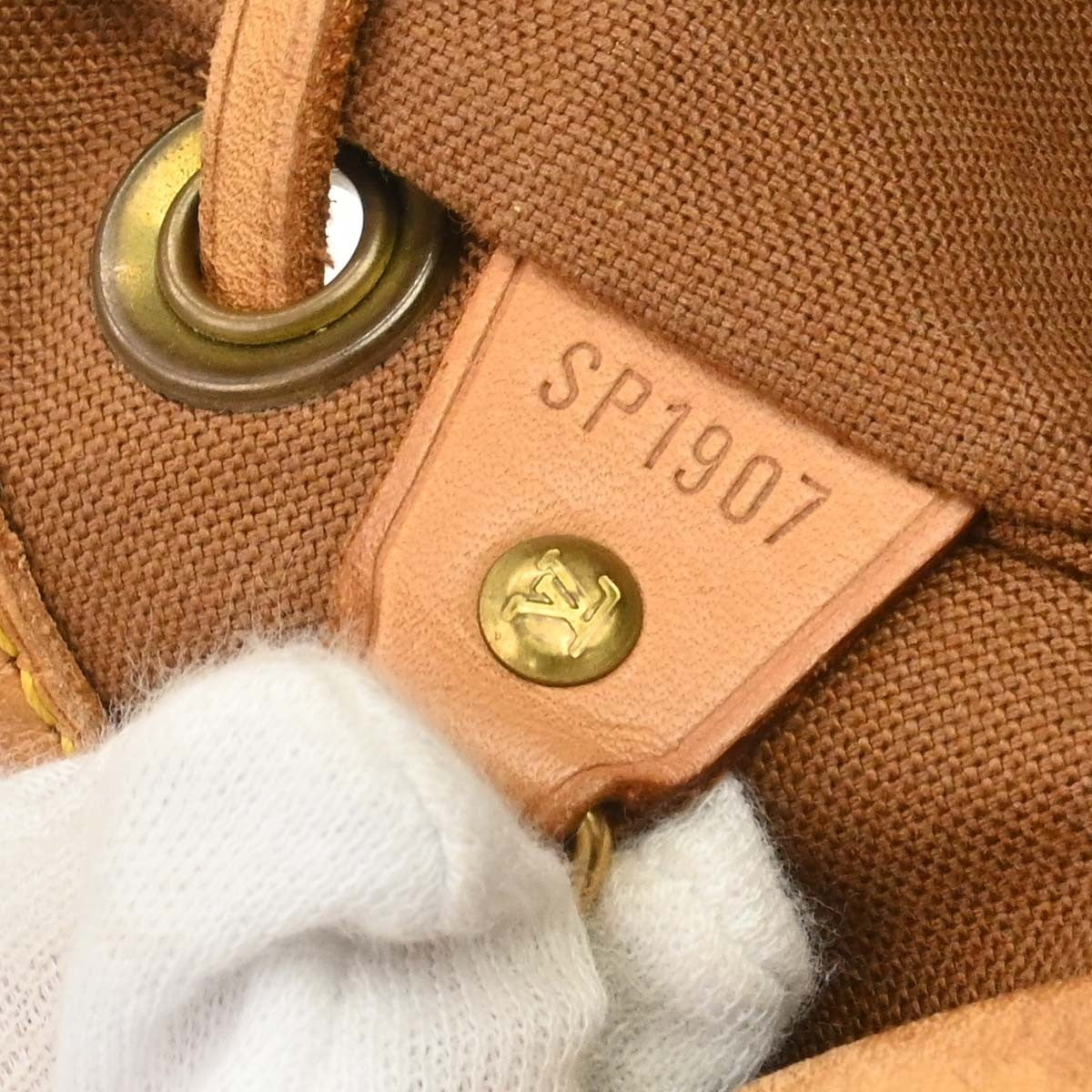 Louis Vuitton Vintage Montsouris Backpack Monogram Canvas Brown Canvas Backpack Bag (Pre-Owned)