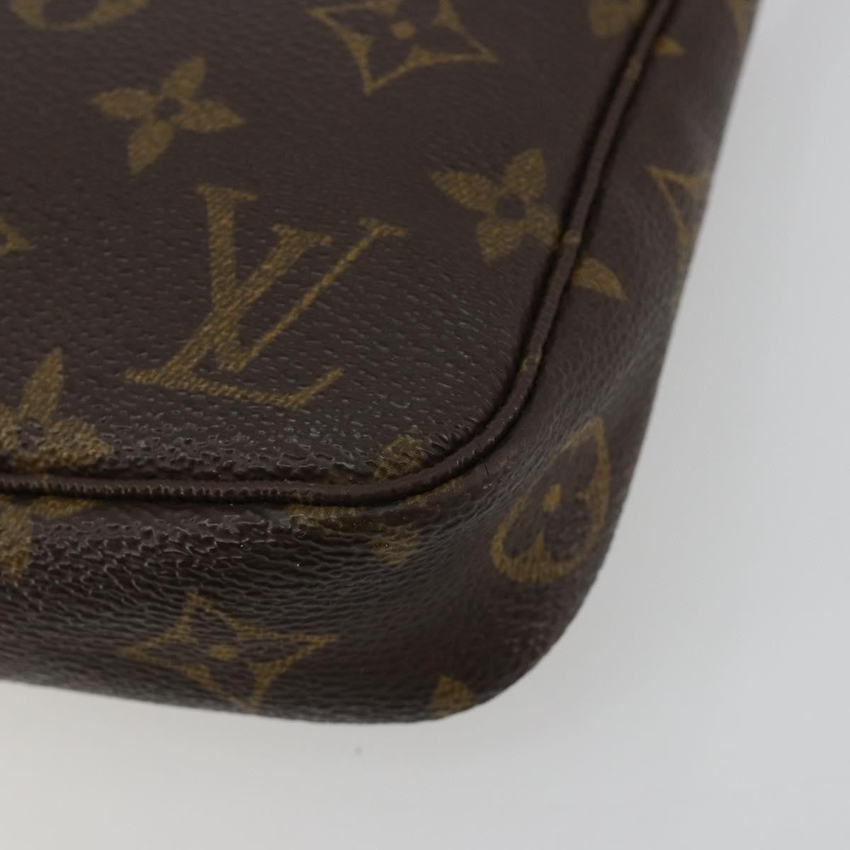 Louis Vuitton Pochette Accessoires Nm Monogram Canvas Brown Canvas Clutche & Pouche Bag (Pre-Owned)