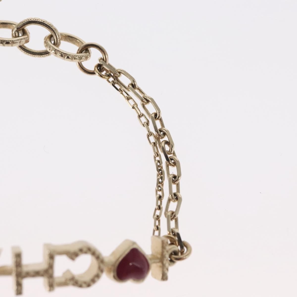 Chanel I Love Chanel Bracelet Metal With Resin Gold Metal Bracelet Jewelry (Pre-Owned)