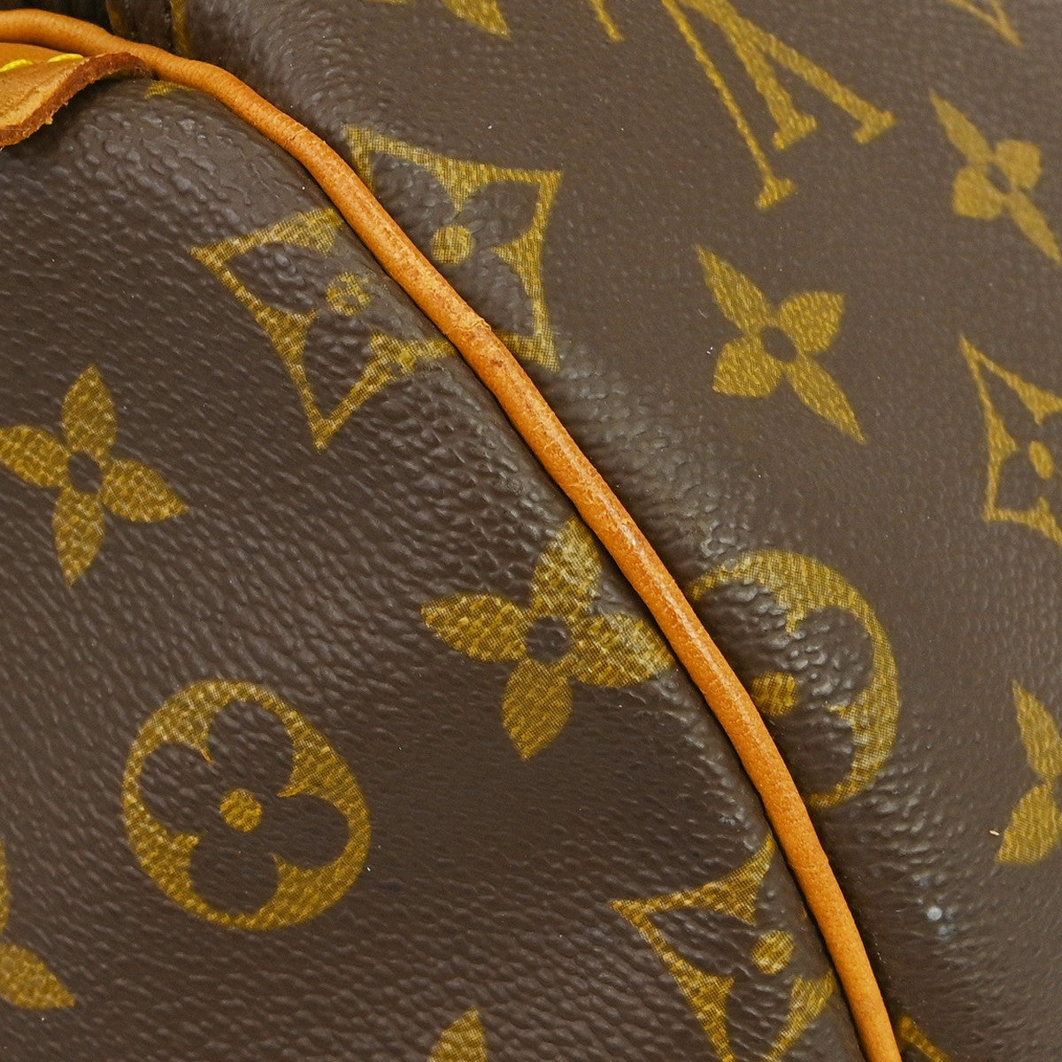 Louis Vuitton Keepall Bag Monogram Canvas Brown Canvas Travel Bag Bag (Pre-Owned)