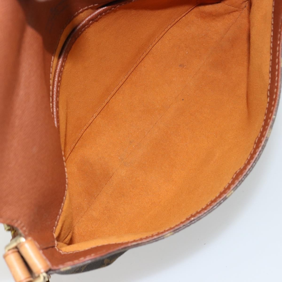 Louis Vuitton Musette Tango Handbag Monogram Canvas Brown Canvas Shoulder Bag Bag (Pre-Owned)