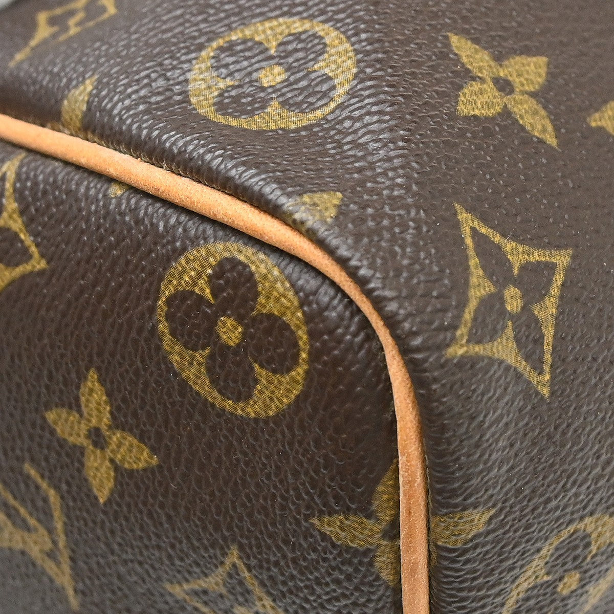 Louis Vuitton Speedy Handbag Monogram Canvas Brown Canvas Handbag (Pre-Owned)