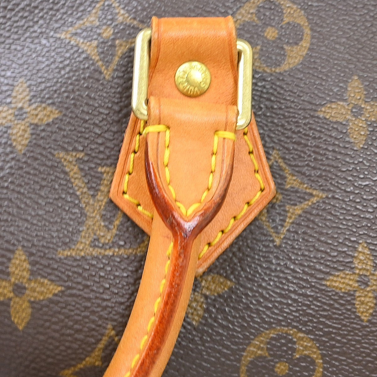 Louis Vuitton Speedy Handbag Monogram Canvas Brown Canvas Handbag (Pre-Owned)