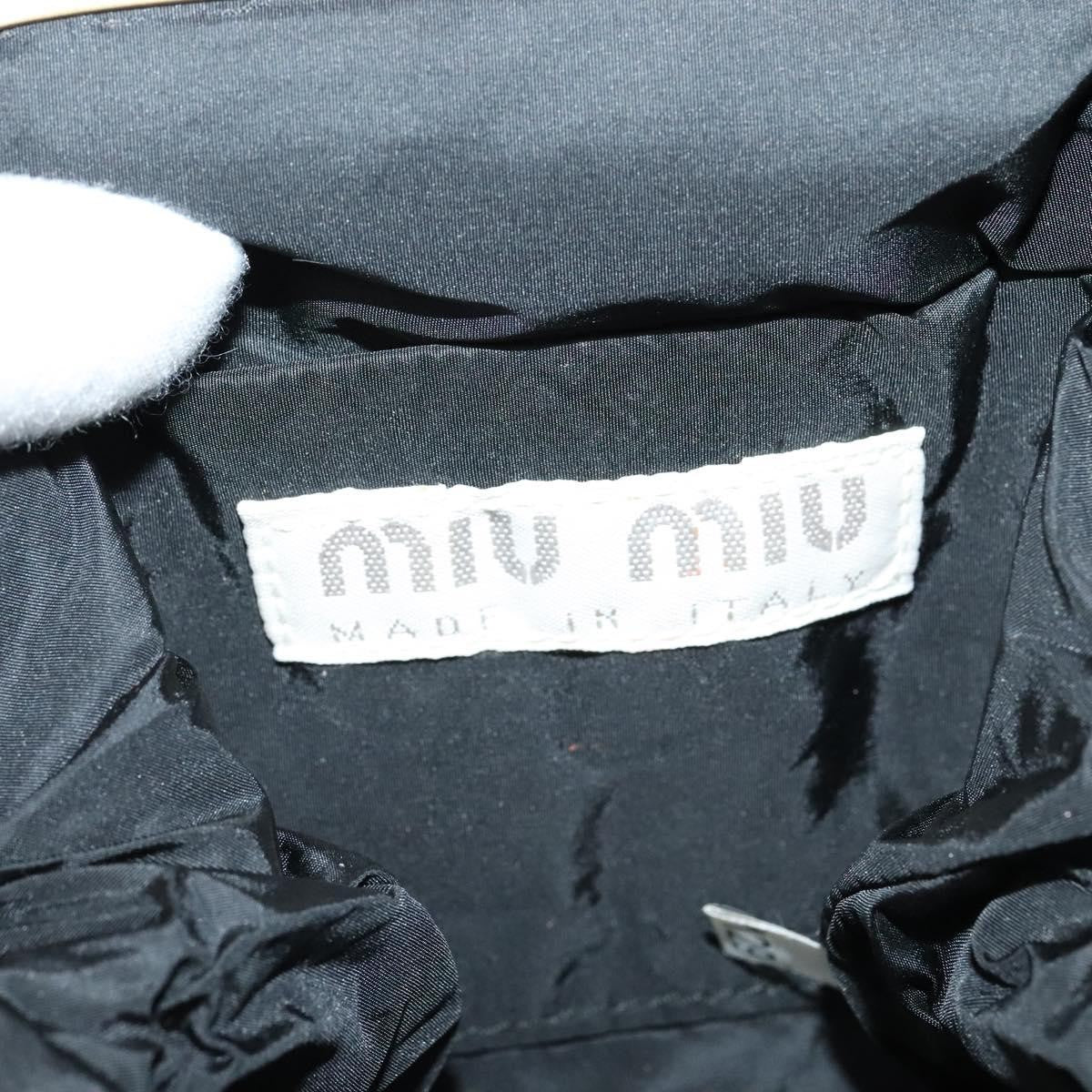 Miu Miu Kisslock Clutch Suede Black Suede Clutche & Pouche Bag (Pre-Owned)