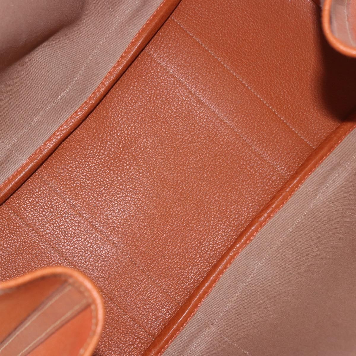 Hermes Garden Party Tote Toile And Leather Orange Canvas Tote Bag Bag (Pre-Owned)