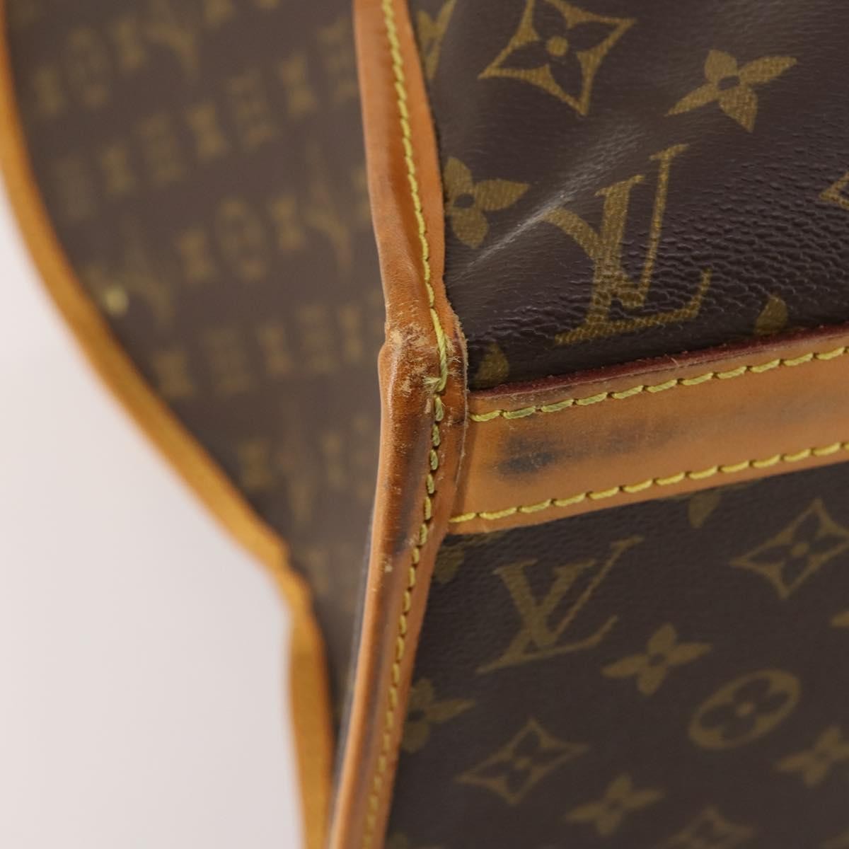 Louis Vuitton Dog Carrier Bag Monogram Canvas Multicolour Canvas Travel Bag Bag (Pre-Owned)