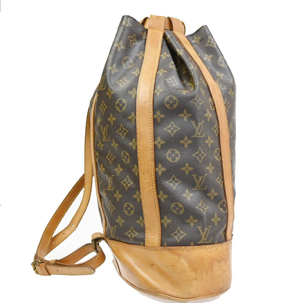 Louis Vuitton Randonnee Backpack Monogram Canvas Brown Canvas Backpack Bag (Pre-Owned)