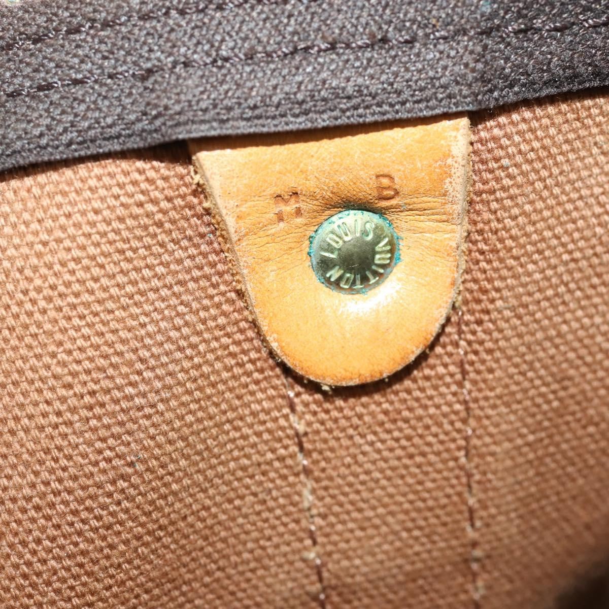 Louis Vuitton Keepall Bag Monogram Canvas Brown Canvas Travel Bag Bag (Pre-Owned)