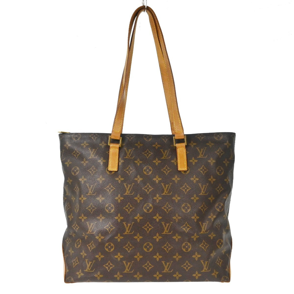 Louis Vuitton Cabas Mezzo Monogram Canvas Brown Canvas Tote Bag Bag (Pre-Owned)