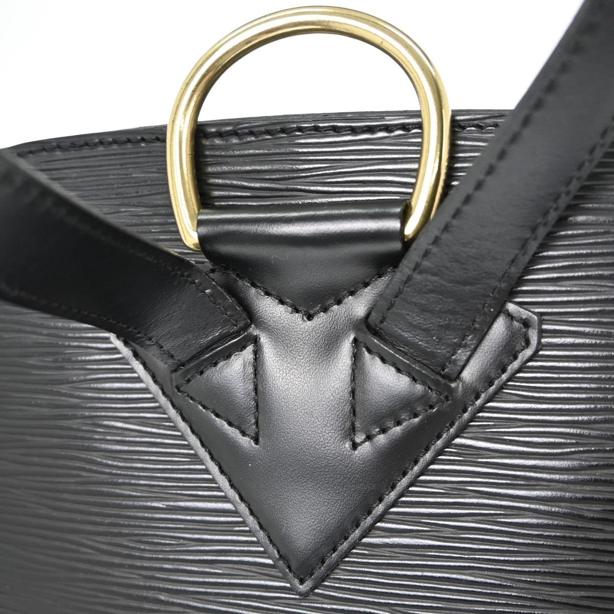 Louis Vuitton Gobelins Backpack Epi Leather Black Leather Backpack Bag (Pre-Owned)