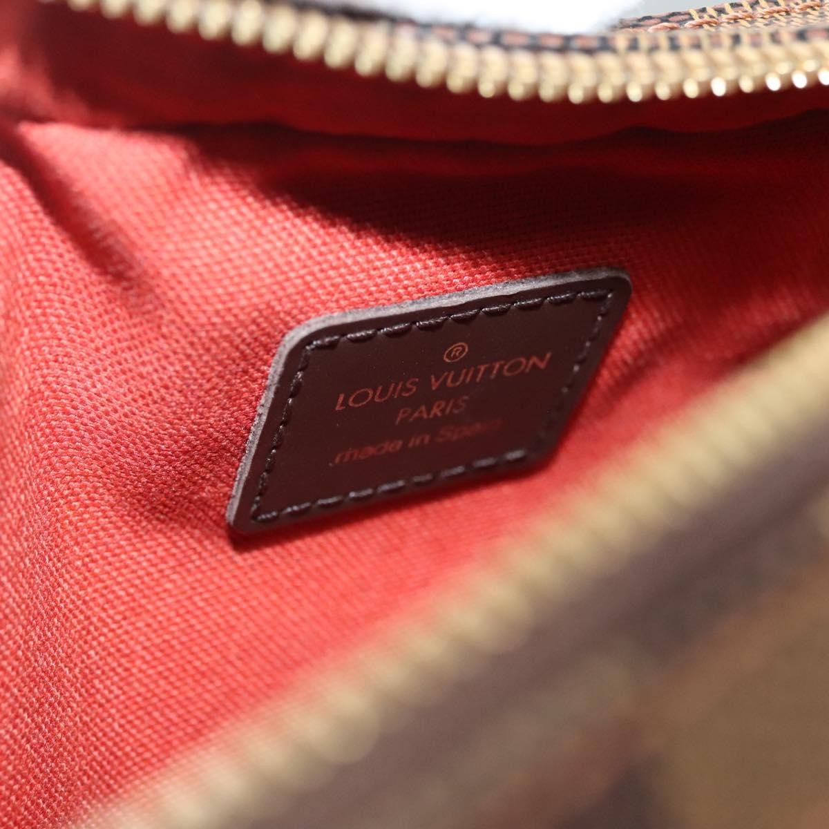 Louis Vuitton Geronimos Waist Bag Damier Brown Canvas Shoulder Bag Bag (Pre-Owned)